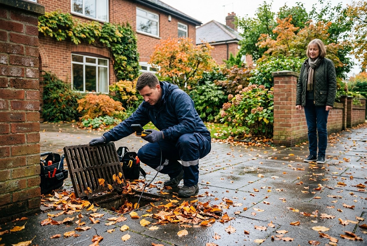 Autumn Drainage Maintenance: How to Clear Leaves and Prevent Blocked Outdoor Drains